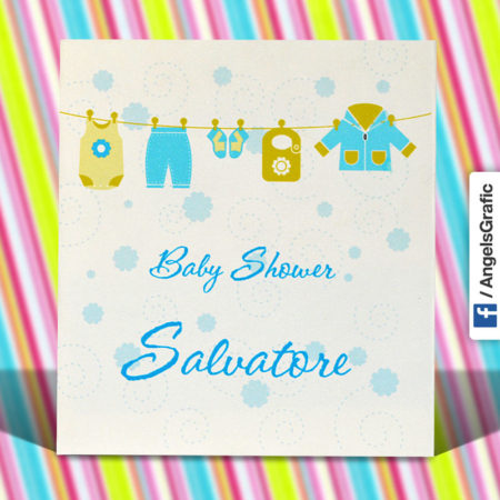 Tarjeta de Invitación para Baby Shower (bs-387)
