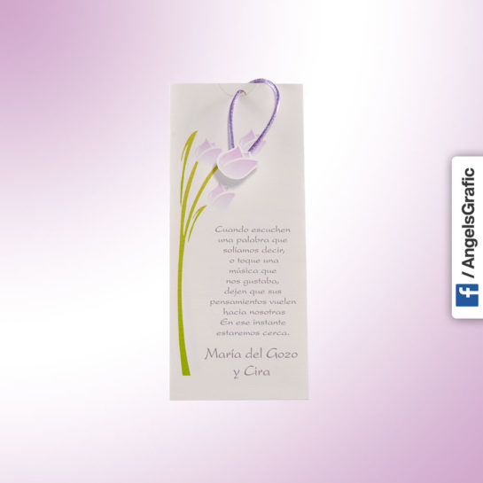 Angelsgraphic - Tarjeta de misa de honras defuncion