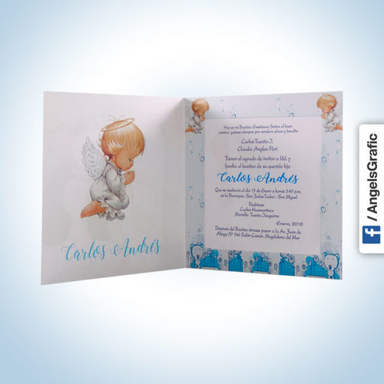 Angelsgraphic - Tarjeta de bautizo