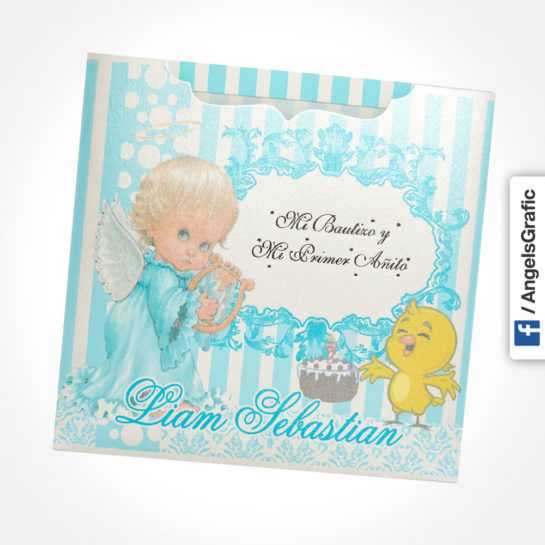 Angelsgraphic - Tarjeta de bautizo