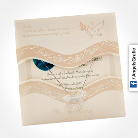 Invitación para Misa de Honras (hr-56899)