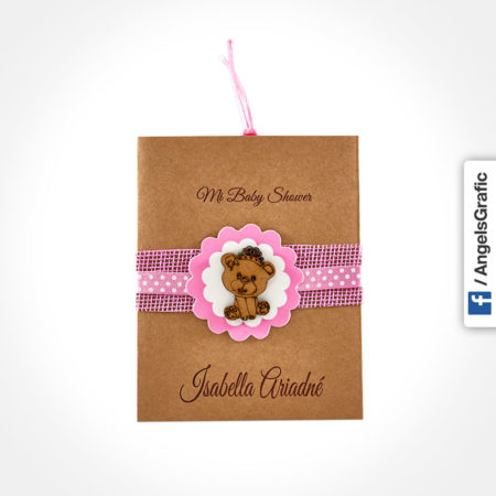 Tarjeta de Invitación para Baby Shower (bs-428)