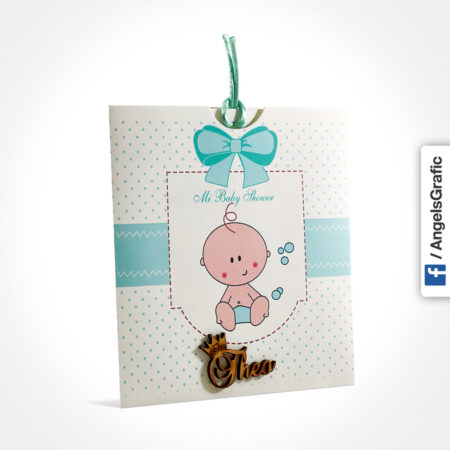 Tarjeta de Invitación para Baby Shower (bs-429)