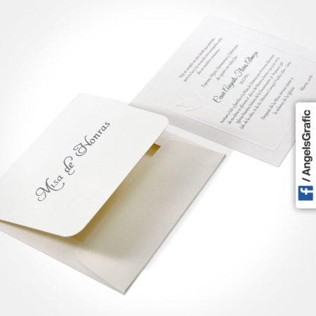 Invitación para Misa de Honras (hr-56905)