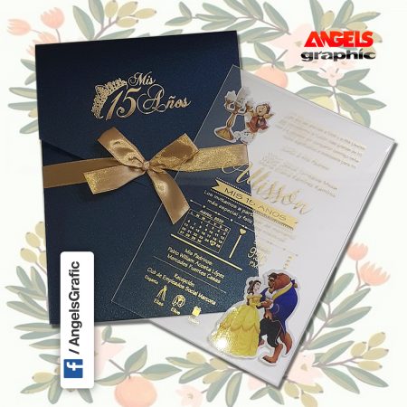 Tarjeta de Invitación para Quince Años (qn-6171)