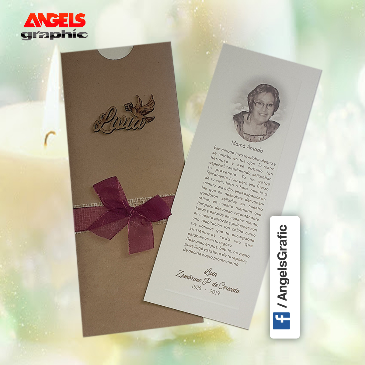 misa 9 INVITACION DE MISA - ANGELS GRAPHIC
