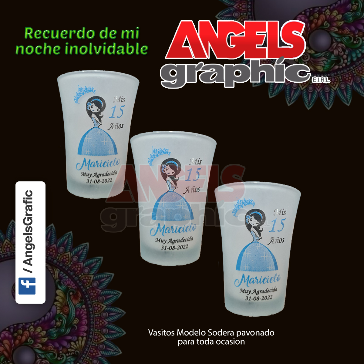 Recuerdo de Quince Años (rek-518) - Angels Graphic