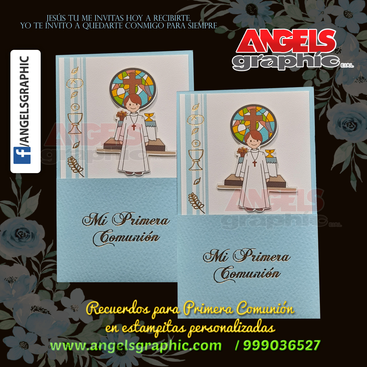 Recuerdo de Primera Comunión (repc-941) - Angels Graphic