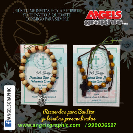 recuerdo de bautizo -angels graphic
