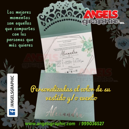 initaciones de 15 años alexandra - angels graphic