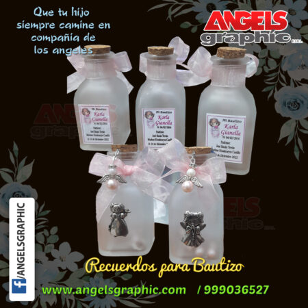 angels graphic - recuerdo bautizo karla giane