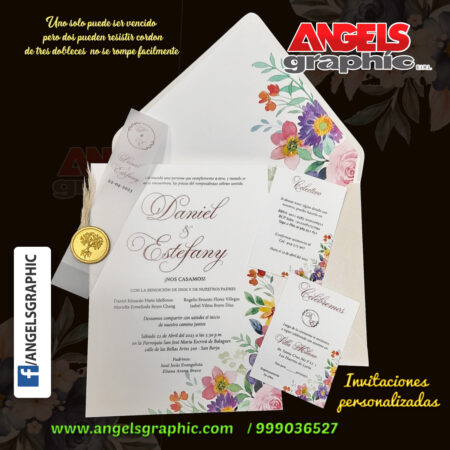 Angels Graphic, Partes de matrimonio Daniel y Estefany