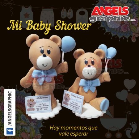 RECUERDOS BABY SHOWER, ANGELS GRAPHIC