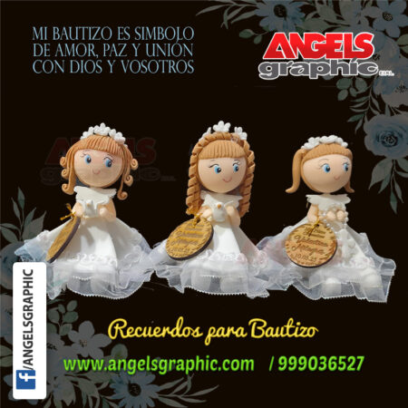 muñequitas bautizo 2, angels graphic
