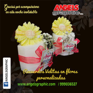 velitas con macetitas -angels graphic