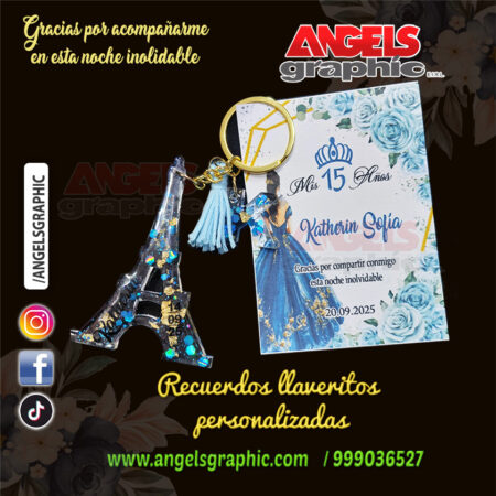 llaveritos torre eiffel - angels grpahic