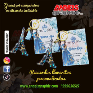 llaveritos torre effiel - angels graphic