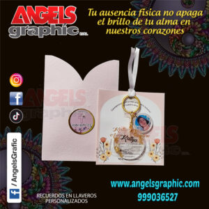 llaveritos en resina, angels graphic