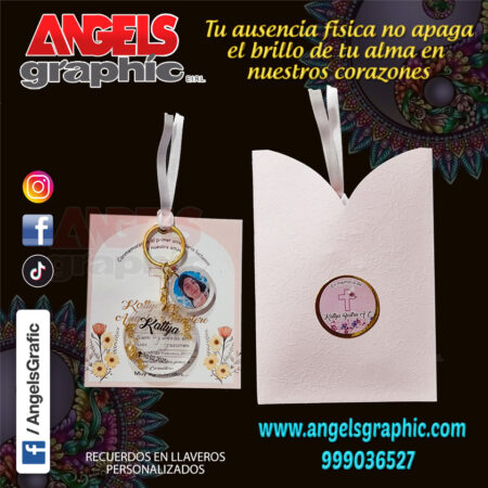 llaveritos personalizados, angels graphic