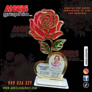 recuerdo de misa rosa - angels graphic