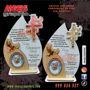 recuerdos de misa - angels graphic