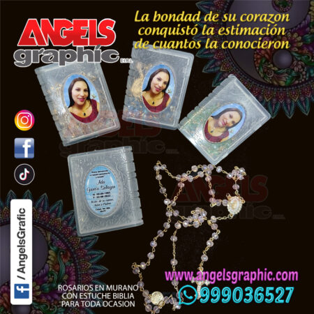 ROSARIOS CON ESTUCHE, ANGELS GRAPHIC